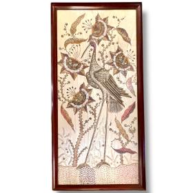 Victorian Period Fine Quality Silk Embroidery - Framed
