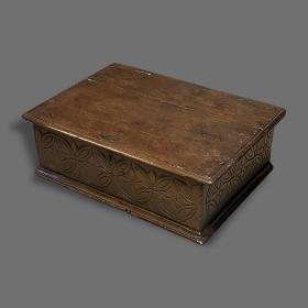 18th Century Oak Bible Box