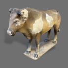 Papier Mache Butchers Shop Cow