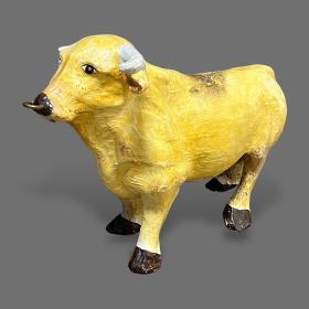 Vintage Papier Mache Butchers Shop Bull