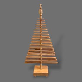 Handmade Recycled Hardwood Christmas Tree and Angel