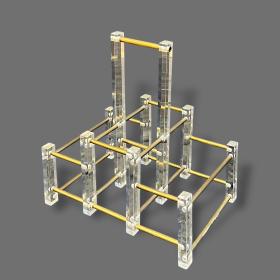 Lucite Wine Bottle Holder, Circa 1960’s - 1970’s