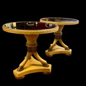 Pair of French Regency style Low Tables