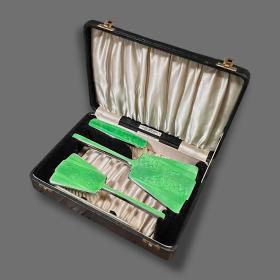 Cased Ladies Dressing Table Set