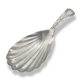 18th Century Silver Tea Caddy Spoon