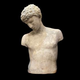 Large Plaster Male Bust