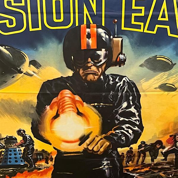 Rare 1966 ‘ Daleks - Invasion Earth 2150AD ’ Film Poster