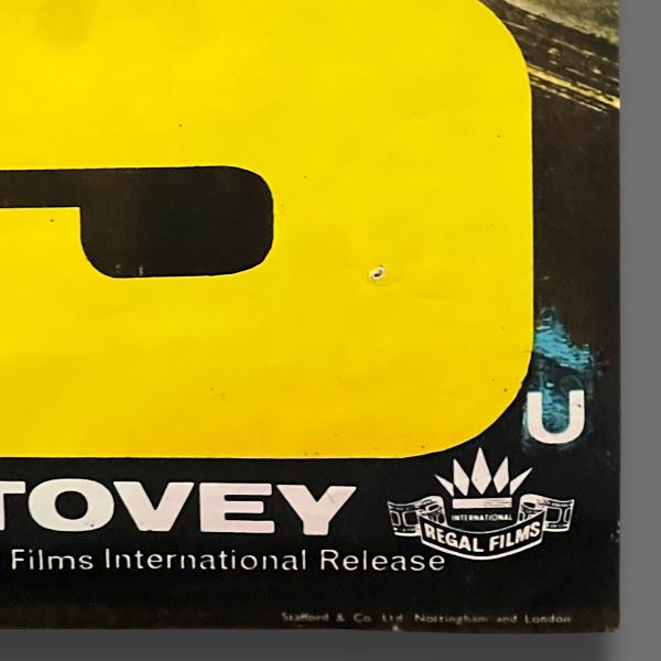 Rare 1965 Dr Who and The Daleks Film Poster