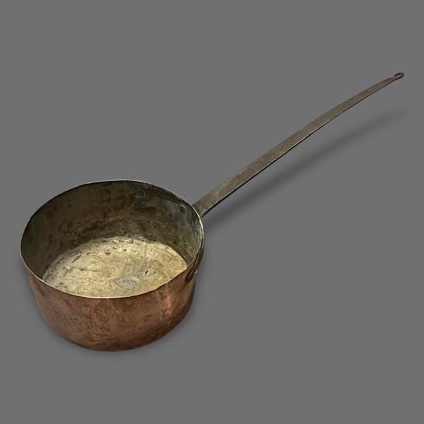 Set of Three Copper Pans