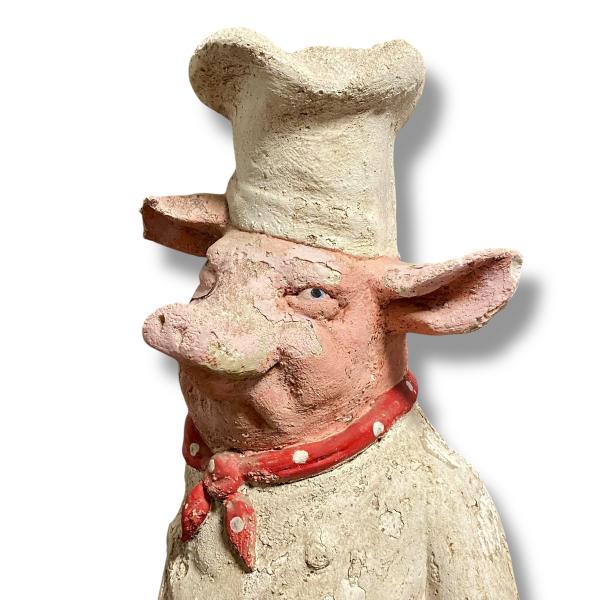 1950s Butchers Shop Display Pig