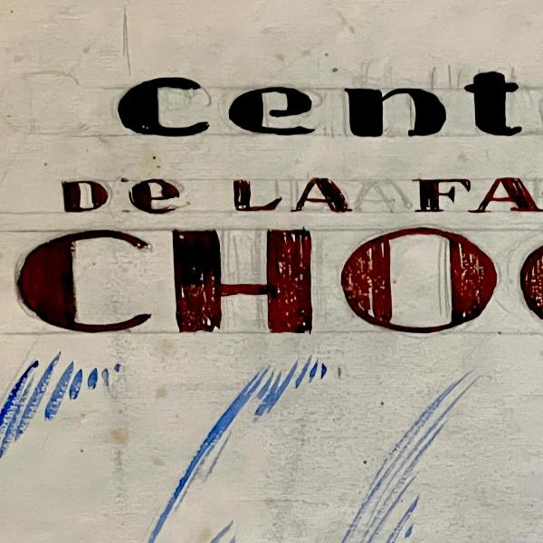 Rare Original Artwork for The Centinery of Suchard Chocolate
