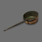 Set of Three Copper Pans