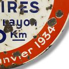 1930s French Military Enamel Sign
