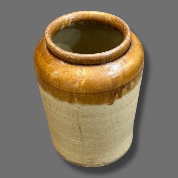 19th Century Ceramic Van Houtens Cocoa Jar