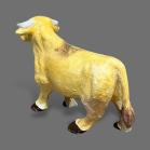 Vintage Papier Mache Butchers Shop Bull