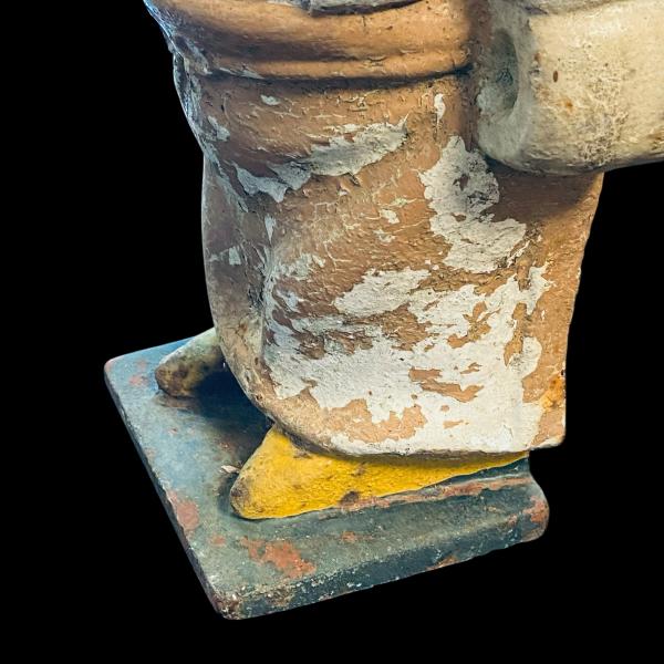 Vintage Cast Iron Butchers Shop Display Pig