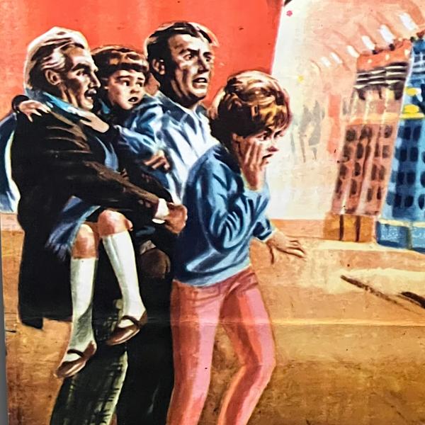Rare 1965 Dr Who and The Daleks Film Poster