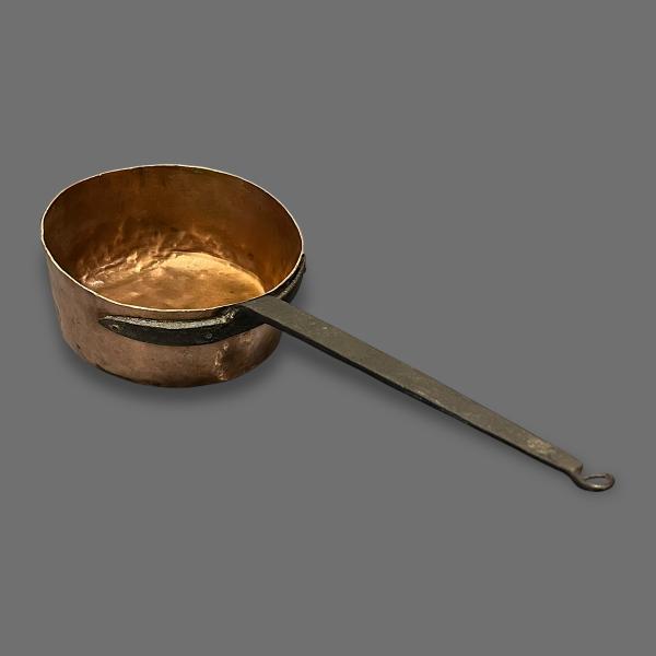 Set of Three Copper Pans