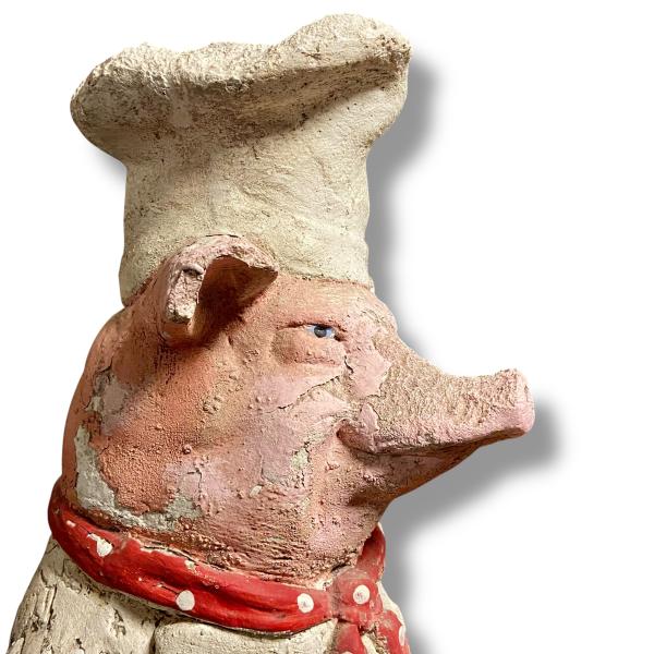 1950s Butchers Shop Display Pig