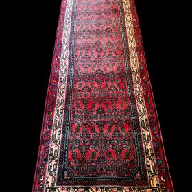 Hand Knotted Persian Runner Rug Enjiilas Superb Example All Over Design Wonderful Colours