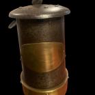 Vintage Brass Miners Lamp