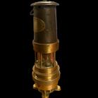 Vintage Brass Miners Lamp
