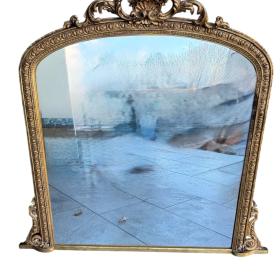 Victorian Gilt Overmantel Mirror