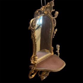 A Stunning Early 19th Century French Boudoir Console Mirror