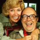 Belonged to Eric Morecambe - Victorian Inlaid Walnut Sewing Box (& Contents)