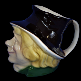 Vintage Kingston Pottery Dickens Character Jug - The Artful Dodger