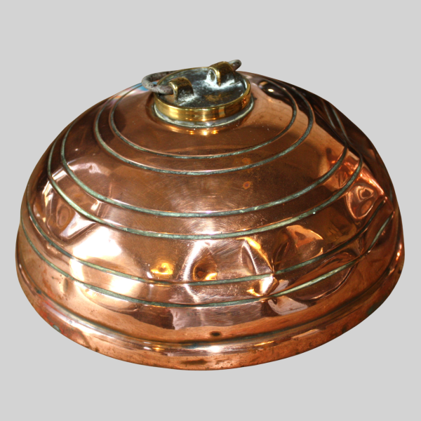Copper WAFAX Domed Hot Water Bed Warmer. Circa 1910