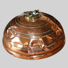 Copper WAFAX Domed Hot Water Bed Warmer. Circa 1910