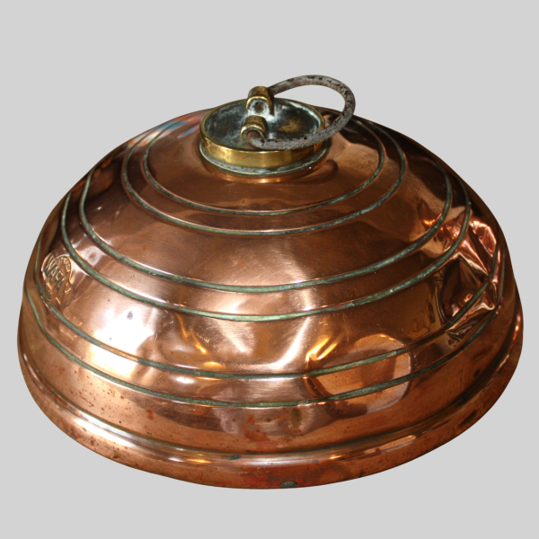 Copper WAFAX Domed Hot Water Bed Warmer. Circa 1910