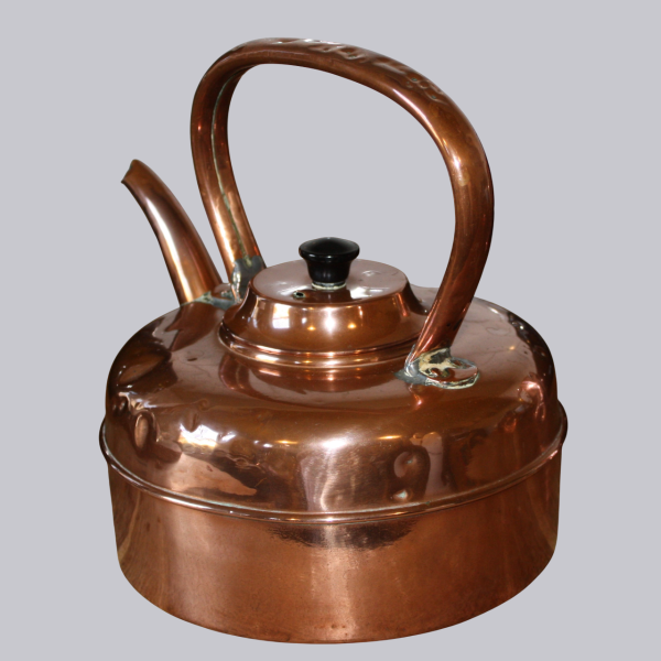 Vintage Late Mid-Century Copper Kettle