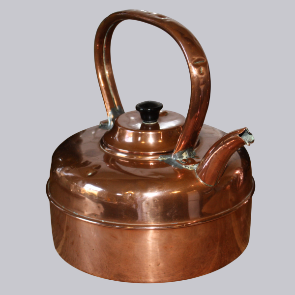 Vintage Late Mid-Century Copper Kettle