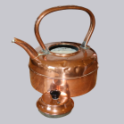 Vintage Late Mid-Century Copper Kettle