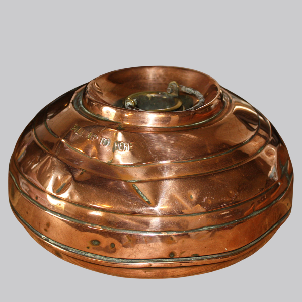Copper WUMUP Domed Hot Water Bed Warmer. Circa 1890