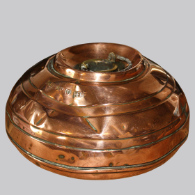 Copper WUMUP Domed Hot Water Bed Warmer. Circa 1890