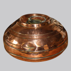 Copper WUMUP Domed Hot Water Bed Warmer. Circa 1890