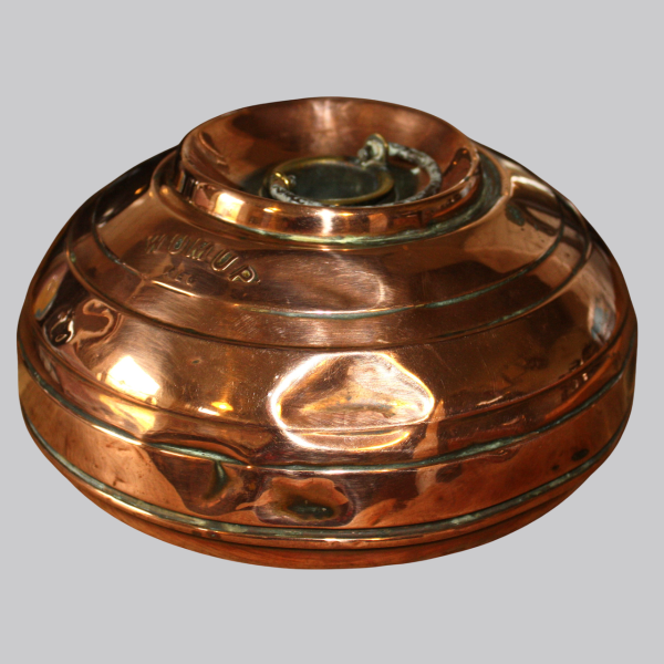 Copper WUMUP Domed Hot Water Bed Warmer. Circa 1890