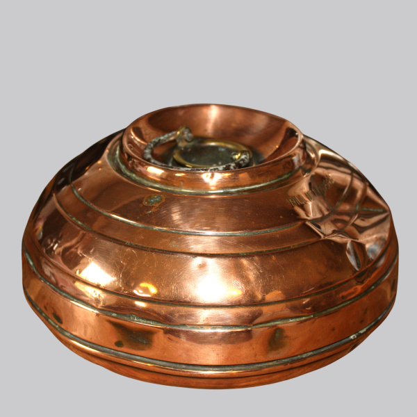 Copper WUMUP Domed Hot Water Bed Warmer. Circa 1890