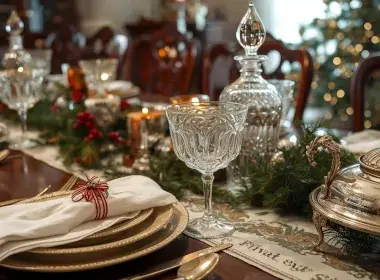 Top tips for styling your Christmas table with vintage finds