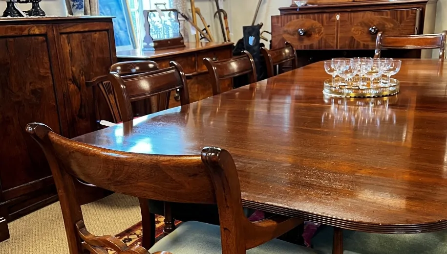 Where to find authentic antique dining tables